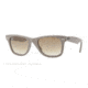 Ray-Ban Original Wayfarer Sunglasses RB2140 886/51-50 - Matte Grey Frame, Crystal Brown Gradient Lenses