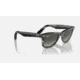 Ray-Ban Original Wayfarer Sunglasses, Striped Grey Frame, Gradient Grey Lens, Bio-Acetate, 50, RB2140-136071-50