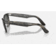 Ray-Ban Original Wayfarer Sunglasses, Striped Grey Frame, Gradient Grey Lens, Bio-Acetate, 50, RB2140-136071-50