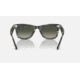 Ray-Ban Original Wayfarer Sunglasses, Striped Grey Frame, Gradient Grey Lens, Bio-Acetate, 50, RB2140-136071-50