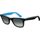 Ray-Ban RB2140 Original Wayfarer SV Prescription Sunglasses - Top Black On Transparent Azure Frame, 50mm Lenses, 10013F-5022
