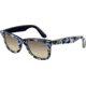 Ray-Ban RB2140 SV Prescription Sunglasses - Top Flow. Blue-Whi. On Blue Frame / 50 mm Prescription Lenses, 102132-5022