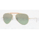 Ray-Ban Outdoorsman II Rainbow RB3407 Sunglasses with No-Line Progressive Rx Prescription Lenses RB3407-001-M4-5814 - Lens Diameter: 58 mm, Frame Color: Shiny Gold