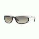Ray-Ban Predator 2 Sunglasses RB2027 629932-62 - Top White On Black Frame, Clear Gradient Grey Lenses