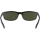 Ray-Ban RB 2027 Sunglasses, Styles Black/Matte Black Frame / Crystal Green Lenses, W1847-6200