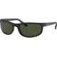 Ray-Ban RB 2027 Sunglasses, Styles Black/Matte Black Frame / Crystal Green Lenses, W1847-6200
