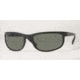Ray-Ban RB 2027 Sunglasses Styles - Black/Matte Black Frame / Crystal Green Lenses, W1847-6319