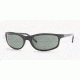 Ray-Ban RB2030 Progressive Sunglasses - Glossy Black Frame / 57 mm Prescription Lenses, W3284-5716