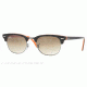 Ray-Ban RB2156 Bifocal Sunglasses - Top Black On Dark Orange Frame / 49 mm Prescription Lenses, 101251-4921