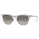 Ray-Ban RB 3016 Sunglasses Styles - Top White On Black Crystal Gray Gr Frame / 49 mm Diameter Lenses, 988-32-4921