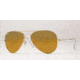 Ray-Ban RB3025 SV Prescription Sunglasses, Gold Frame, 55 mm Prescription Lenses, W3274-5514