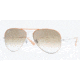 Ray-Ban RB3025 SV Prescription Sunglasses, Silver+orange+beige Frame, 58 mm Prescription Lenses, 071-51-5814