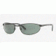 Ray-Ban RB 3176 Sunglasses Styles - Matte Black Frame / Crystal Green Lenses, 006-6017