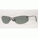 Ray-Ban Top Bar RB3179 Sunglasses with No-Line Progressive Rx Prescription Lenses RB3179-004-9A-6315 - Lens Diameter: 63 mm, Frame Color: Gunmetal