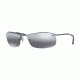 Ray-Ban Top Bar Prescription Sunglasses RB3183 RB3183-004-82-6315 - Lens Diameter: 63 mm, Frame Color: Gunmetal