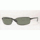 Ray-Ban RB 3194 Sunglasses Styles - Matte Black Frame / Crystal Green 62 mm Diameter Lenses, 006-6217