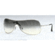 Ray-Ban RB3211 Single Vision Prescription Sunglasses RB3211-003-8G-32 - Lens Diameter 132 mm, Lens Diameter 32 mm, Frame Color Silver
