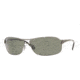 Ray-Ban RB 3343 Sunglasses Styles - Gunmetal Frame / Crystal Green Polarized 63 mm Diameter Lenses, 004-58-6312