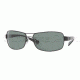 Ray-Ban RB3379 Progressive Sunglasses - Black Frame / 64 mm Prescription Lenses, 002-6415