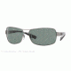 Ray-Ban RB3379 Sunglasses with No-Line Progressive Rx Prescription Lenses RB3379-004-58-64 - Lens Diameter 64 mm, Lens Diameter 64 mm, Frame Color Gunmetal