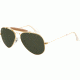 Ray-Ban Outdoorsman II Rainbow RB3407 Sunglasses with No-Line Progressive Rx Prescription Lenses RB3407-001-5814 - Lens Diameter: 58 mm, Frame Color: Arista Crystal