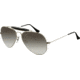 Ray-Ban RB3407 Progressive Sunglasses - Silver Frame / 55 mm Prescription Lenses, 003-32-5514