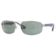 Ray-Ban Bifocal Sunglasses RB3445 with Lined Bi-Focal Rx Prescription Lenses RB3445-107-6117 - Frame Color: Gunmetal, Lens Diameter: 61 mm
