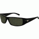 Ray-Ban RB 4057 Sunglasses, Matte Black Frame / Crystal Green Lenses, 601S-6116