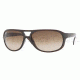 Ray-Ban RB4124 Bifocal Sunglasses - Dark Brown Frame / 63 mm Prescription Lenses, 714-13-6316