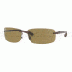 Ray-Ban RB8304 Progressive Prescription Sunglasses RB8304-014-73-6114 - Frame Color: Brown, Lens Diameter: 61 mm