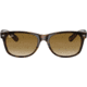 Ray-Ban RB2132 New Wayfarer Sunglasses, 52mm, Shiny Avana Frm, Brown Crystal Gradient Lenses, 710-51-5218