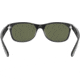Ray-Ban RB2132 New Wayfarer Sunglasses, 55mm, Black Frame, Green Crystal Lens, 901L-5518