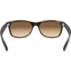 Ray-Ban RB2132 New Wayfarer Sunglasses, 55mm, Shiny Avana Frm, Brown Gradient Crystal Lens, 710-51-5518