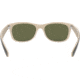Ray-Ban RB2132 New Wayfarer Sunglasses, Black Beige Frame, Crystal Green Lenses, 875-5218