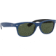 Ray-Ban RB2132 New Wayfarer Sunglasses, Green Lenses, 646331-55