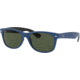 Ray-Ban RB2132 New Wayfarer Sunglasses, Green Lenses, 646331-55