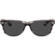 Ray-Ban RB2132 New Wayfarer Sunglasses, Striped Grey Havana, 52, RB2132-6430B1-52