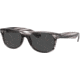 Ray-Ban RB2132 New Wayfarer Sunglasses, Striped Grey Havana, 52, RB2132-6430B1-52