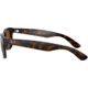 Ray-Ban RB2132 New Wayfarer Sunglasses, Tortoise Frame, Crystal Brown Polarized Lenses, 902/57-55