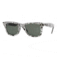 Ray-Ban RB2140 SV Prescription Sunglasses - Comics On Black Crystal Green Frame / 50 mm Prescription Lenses, 1047-5022