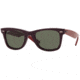 Ray-Ban Wayfarer Sunglasses, Dark Violet Crystal Green 966-5022