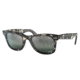 Ray-Ban RB2140 Original Wayfarer Sunglasses, Grey Havana Frame, Silver/Blue Chromance Lens, Polarized, 50, RB2140-1333G6-50