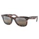 Ray-Ban RB2140 Original Wayfarer Sunglasses, Pink Havana Frame, Silver/Grey Chromance Lens, Polarized, 50, RB2140-1334G3-50