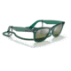 Ray-Ban RB2140 Original Wayfarer Sunglasses, Transparent Green Frame, Silver/Green Chromance Lens, Polarized, 50, RB2140-6615G4-50