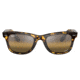 Ray-Ban RB2140 Original Wayfarer Sunglasses, Yellow Havana Frame, Silver/Brown Chromance Lens, Polarized, Asian Fit, 52, RB2140F-1332G5-52