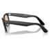 Ray-Ban RB2140 Wayfarer Sunglasses, Black Frame, Pink Lens, Asian Fit, 52, RB2140F-601-4B-52