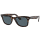 Ray-Ban RB2140 Original Wayfarer Sunglasses, Havana Frame, Blue Lens, 50, RB2140-902-R5-50