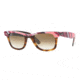 Ray Ban RB2143 #102651 - Top Text. Str. Pink. Vio On Hav Frame, Crystal Brown Gr. Lenses