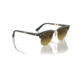 Ray-Ban RB2176 Clubmaster Folding Sunglasses, Green On Arista Frame, Gradient Brown Lens, 51, RB2176-136885-51
