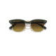 Ray-Ban RB2176 Clubmaster Folding Sunglasses, Green On Arista Frame, Gradient Brown Lens, 51, RB2176-136885-51